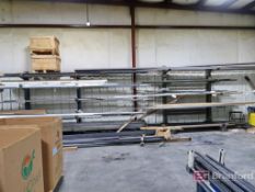 Cantilever Material Rack w/ Assorted Stock