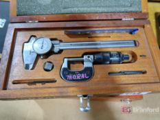 Brown & Sharp Dial Caliper and Micrometer Set