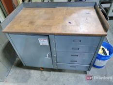 Rolling Woodtop Work Station