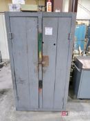 Wood Cabinet w/ Contents