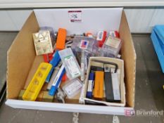 Box Of Assorted Reamers, Carbides, Cutting Tools and Inserts
