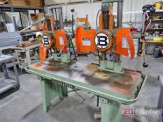 Burgmaster Dual-Turret Gang Drill Press, 6-Position Turret