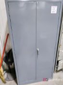 Metal Storage Cabinet w/ Contents