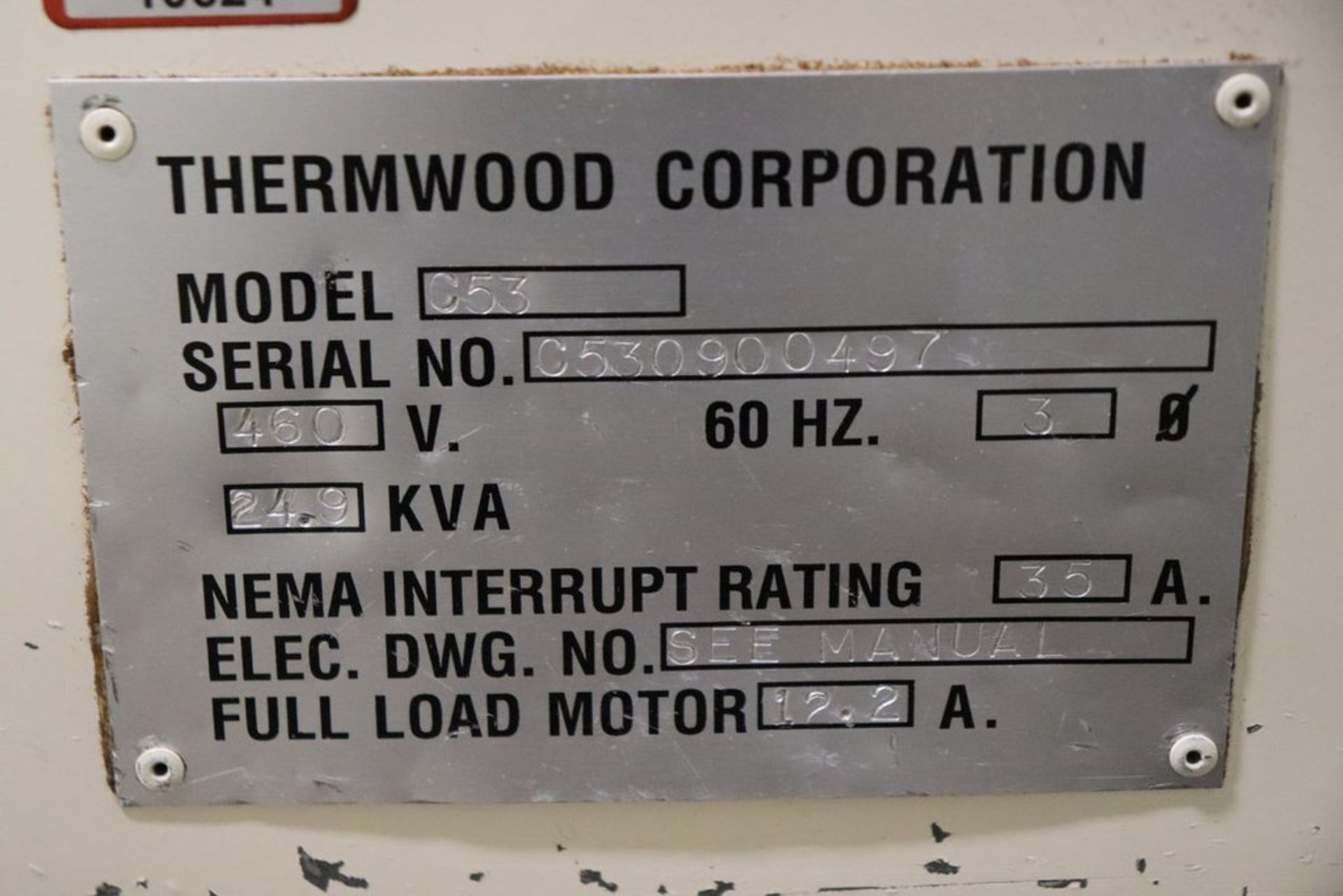 C53 Router Rear Thermwood C53 5' x 10' CNC Router w/ 40HP Vacuum Pump. Brand: Thermwood ...
