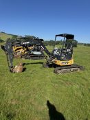 John Deere 35G Mini Excavator, 2,595 Hours SN: 1FF035GXC_2145