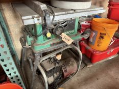 Lot of Hitachi Table Saw, Generator, Ryobi Router (All As-is & Condition Unknown)