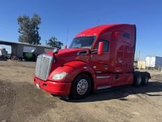2019 Kenworth T680 Sleeper Cab, Miles: 603,231 Red, Eaton EEO-17F112C Endurant Series Automatic ...
