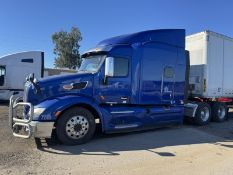 2016 Peterbilt Sleeper Cab Miles, 910,058, Blue, Cummins DIesel Engine, Easton Manual Tranmission,
