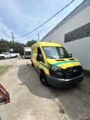 2018 Ford Transit 250, VIN# 1FTYR2CM3JKA81648, Mileage 192,083,Check Engine Light ON, Missing han...