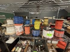 Lot of Assorted Spools of Wire; Some Partial
