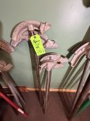 Lot of (5) Conduit Benders; Assorted Sizes