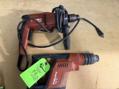 Lot of (2) Hilti Corded Tools: TE5 Hammer Drill & UH650 Hammer Drill
