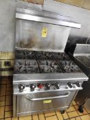 Quality 36" 6 Burner Gas Stove & Oven