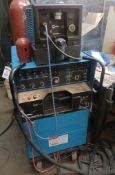 Miller Synchrowave 350LX Tig Welder, s/n KJ220727, with Miller Chiller