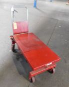 ULINE #1760 Portable Hydraulic Lift Cart