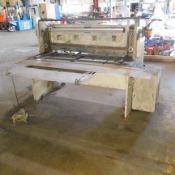 Niagara Model 1R-4 Power Squaring Shear, s/n 64830, 4’ X 10 Gauge Capacity, Sheet Supports