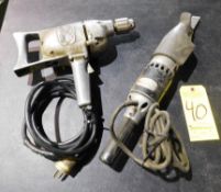 Black & Decker 1/2" Electric Drill and Electric Filer, 110/1/60