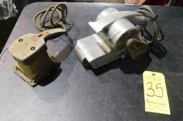 Belt Sander and Palm Sander, 110/1/60