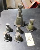 Armstrong Machinist Jacks , (1) 8 Ton, (1) 6 Ton, (4) 4 Ton