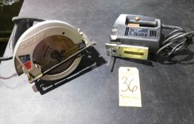Skil 7 1/2" Circular Saw and Black & Decker Jig Saw, 110/1/60