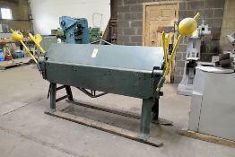 Chicago Dreis & Krump Model 614 6' x 14-Gauge Manual Leaf Brake, s/n 34873; 72" Bending Length, 14-