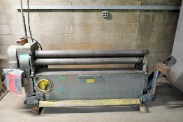 Wysong Model B-60 60" x 16-Gauge Capacity Bending Roll, s/n PR18-118; 4" Roll Diameter, 18 FPM