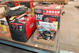 Lincoln Model Weld-Pak 140 140-Amp DC Portable Wire Feed Mig Welder, s/n M3250409437 (NEW)
