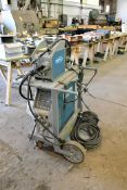 2005 Daihen OTC Model DP400 400-Amp Portable Digital Inverter Mig Welder with Wire Feed and Cart,