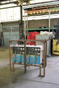 Lot - (2) Hobart Model R-200-S 200-Amp DC Stick Welders with Steel Frame