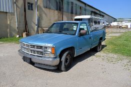 1994 Chevrolet C1500 Standard Cab Pickup Truck, VIN 1GCDC14Z3RZ272896; 8' Bed, 4.3 Liter Vortec V6