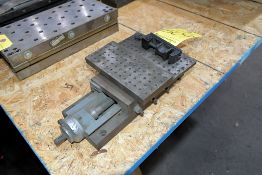 4" EDM Vise with 6" x 6-1/2" Slotted Plate
