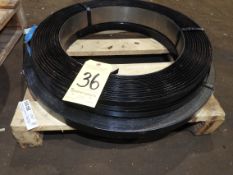 (2) Steel Rolls of Banding Material , 3/8" & 1 1/4"