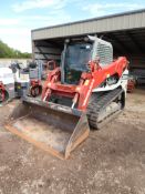Takeuchi Model TL12V-2 Compact Track Loader s/n 412002544, Kubota Diesel Engine, Enclosed Cab,