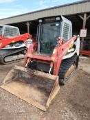 Takeuchi Model TL8 Compact Track Loader s/n 200802412, Diesel , Enclosed Cab, Auxillary