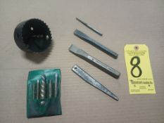 Tap Extractor Set, Punches, Chisels, Hole Saw, Etc.