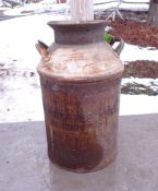 Antique Metal Milk Can