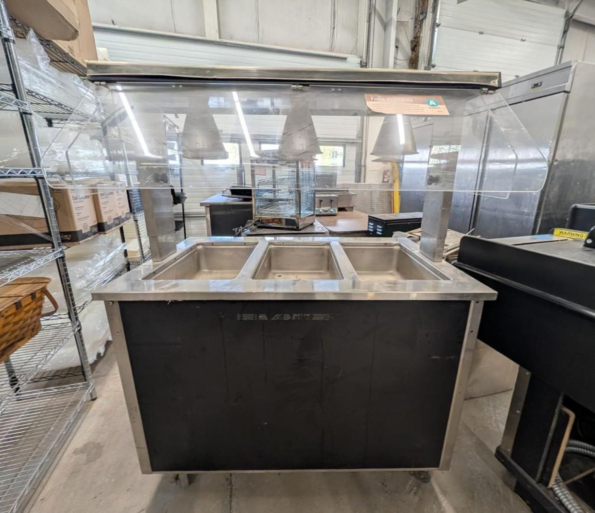 Portable Hot Bar 3-Bay Steam Table - Image 4 of 5