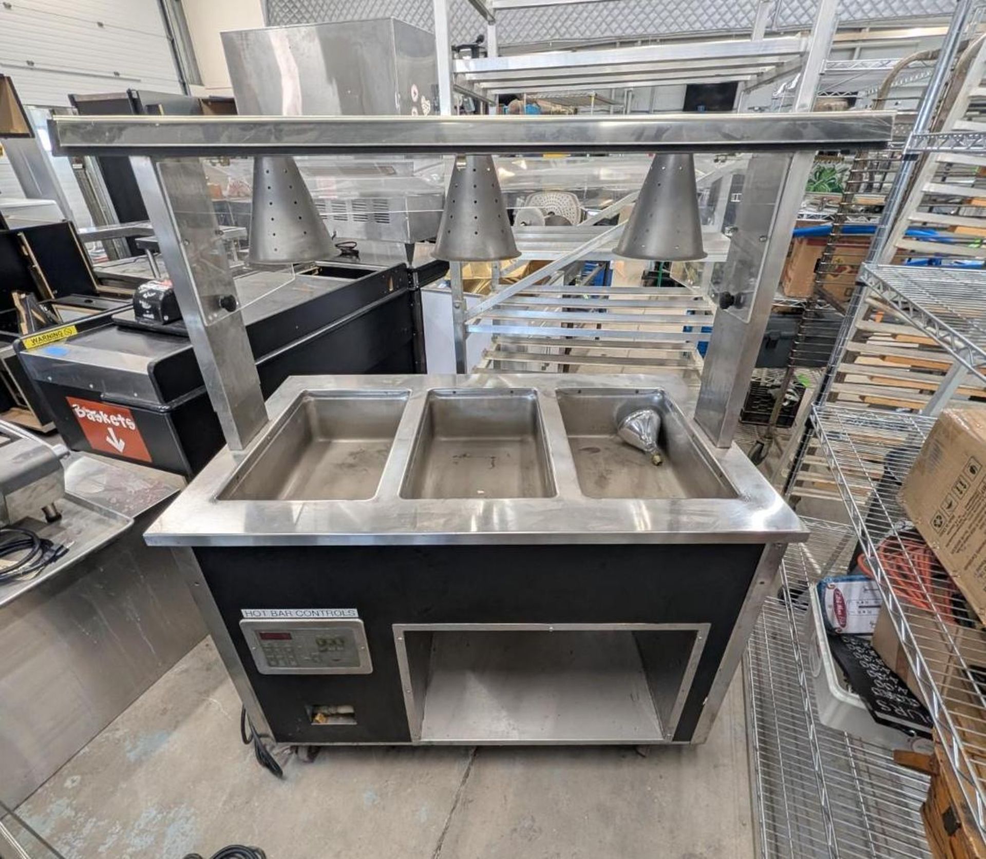 Portable Hot Bar 3-Bay Steam Table - Image 2 of 5