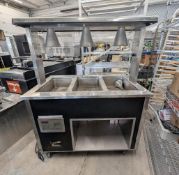 Portable Hot Bar 3-Bay Steam Table