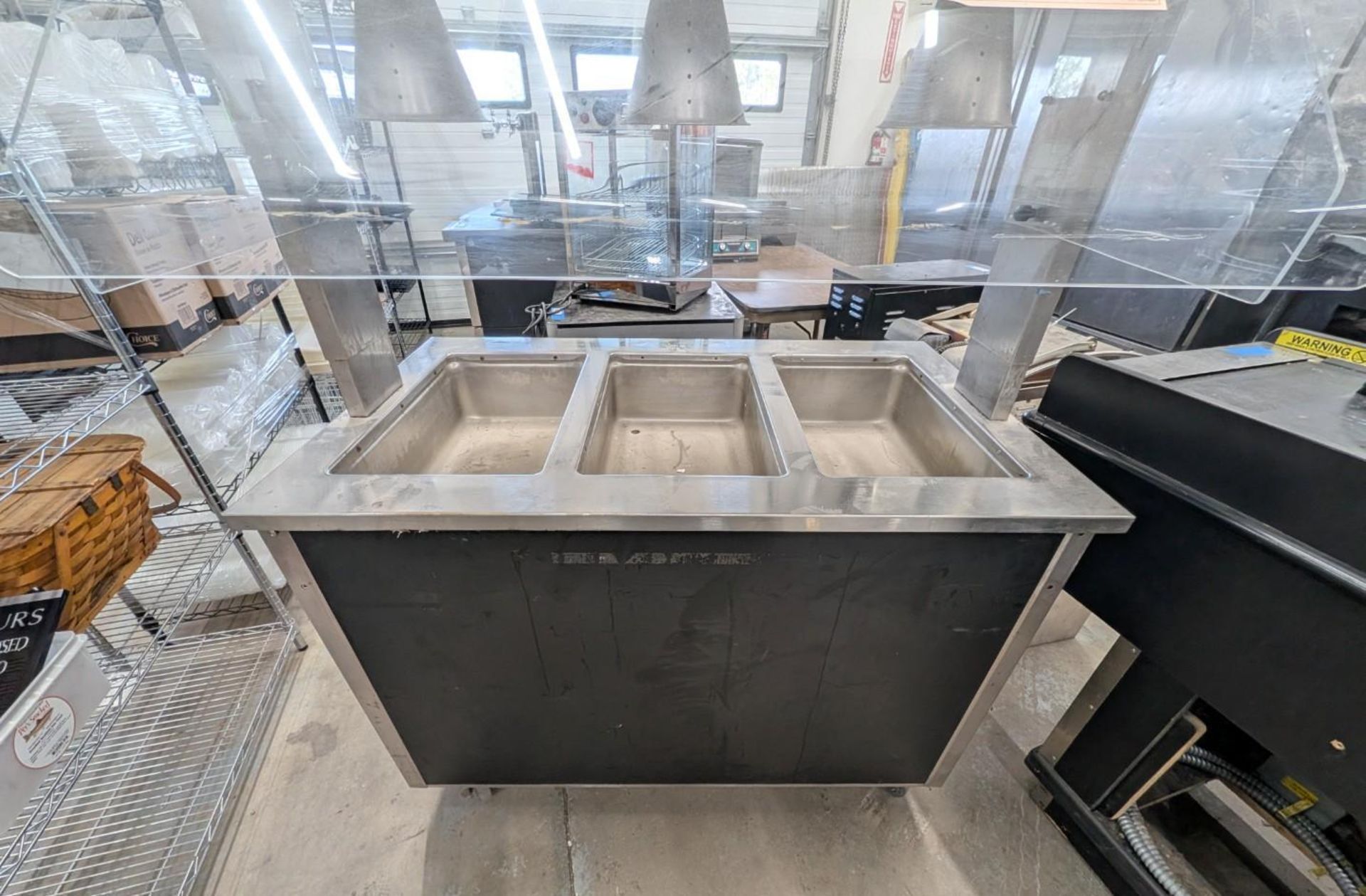 Portable Hot Bar 3-Bay Steam Table - Image 5 of 5
