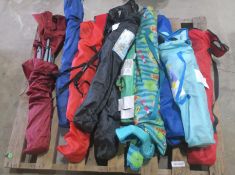 (10) Camping Collapsible Camping Chairs w/Bags