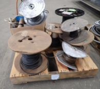 (8) Partial Spools of Industry Cable