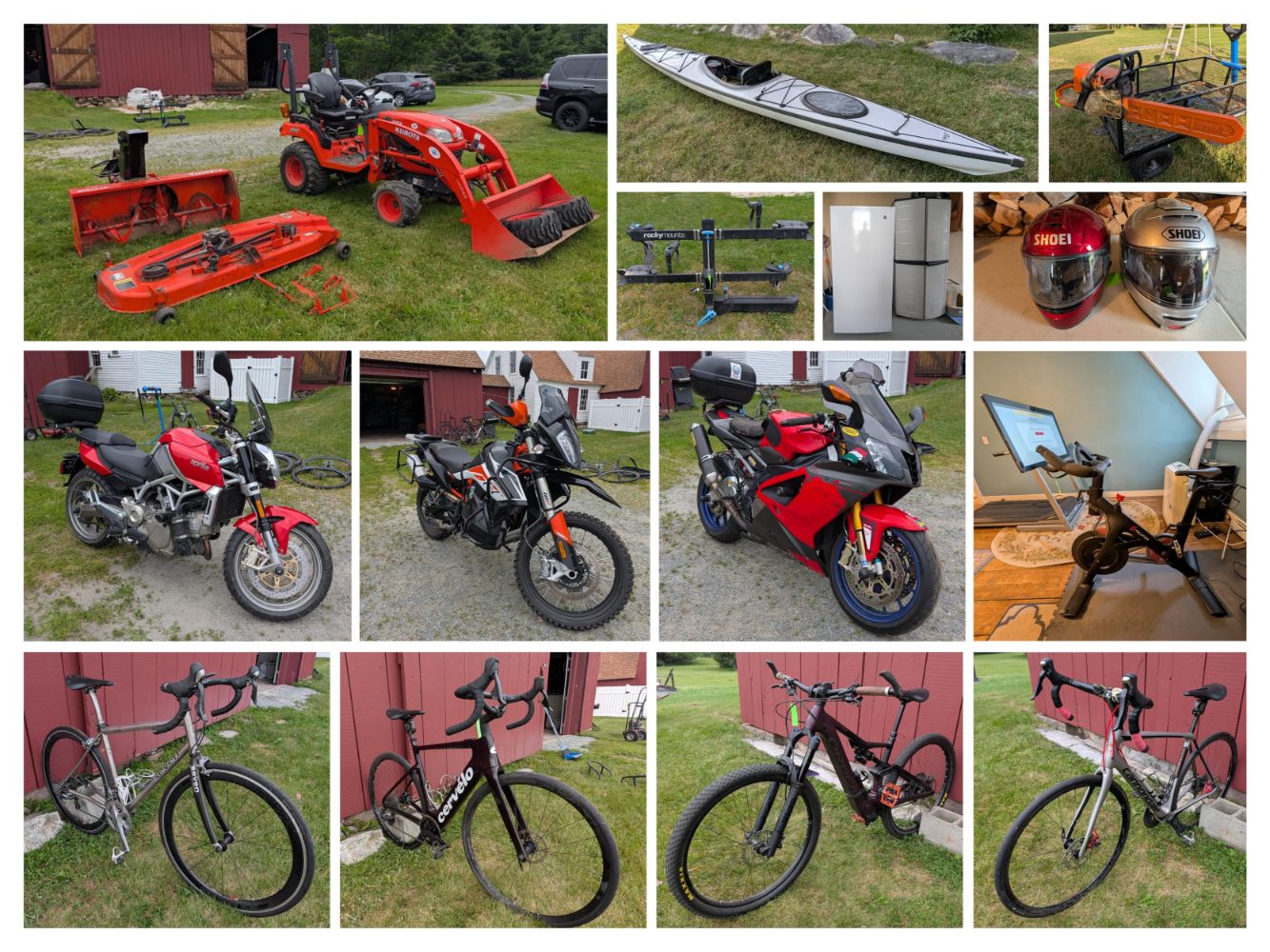 (1764) Motorcycle, Tractor & Sporting Goods