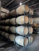 (24) Oak Barrels & (12) Barrel Stands