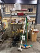 5-Tier Uline Wire Rack & Asst. Brewery Stick Tools