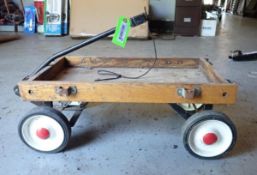 Vintage Burlin Wood Products Childs Wagon