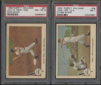 (2) 1959 Fleer Ted Williams Cards