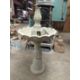 Poly Birdbath stand w/ Fountain - Image 2 of 6