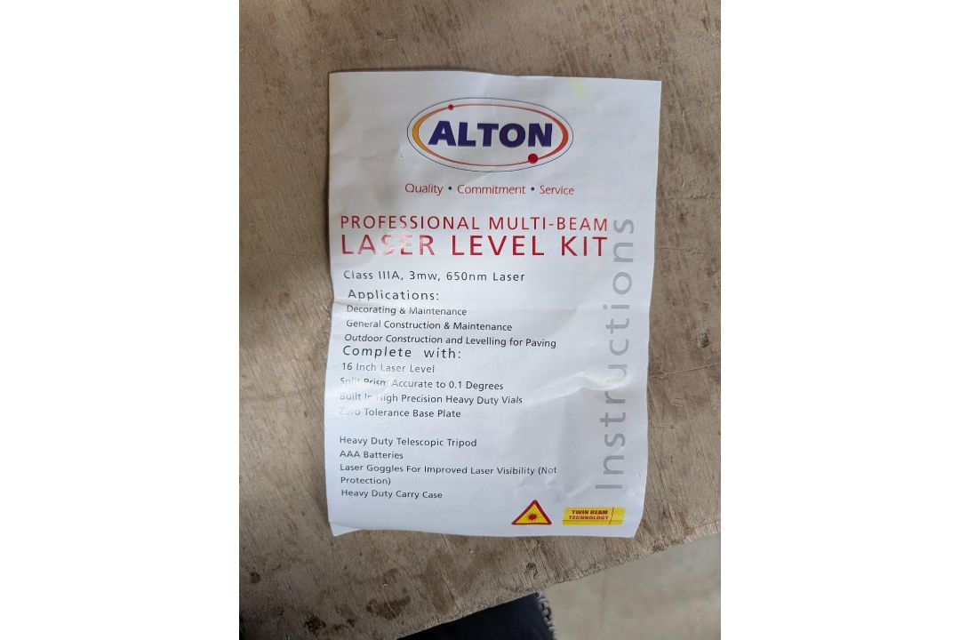 Alton Professional Multi-Beam Laser Level Kit - Image 6 of 6
