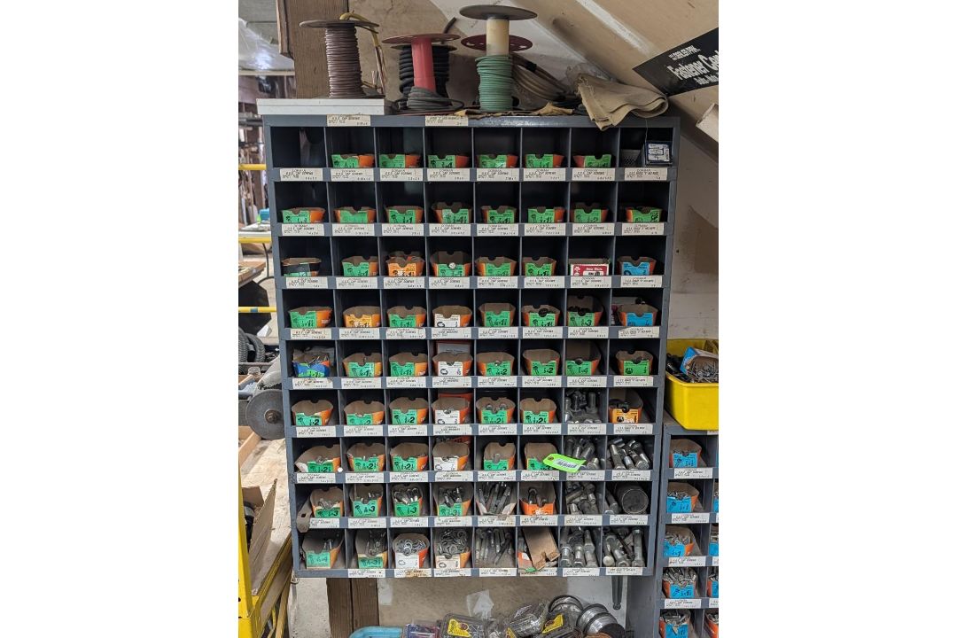 (2) 72 Compartment Wall Mount Fastener Bins w/ Contents - Image 2 of 16